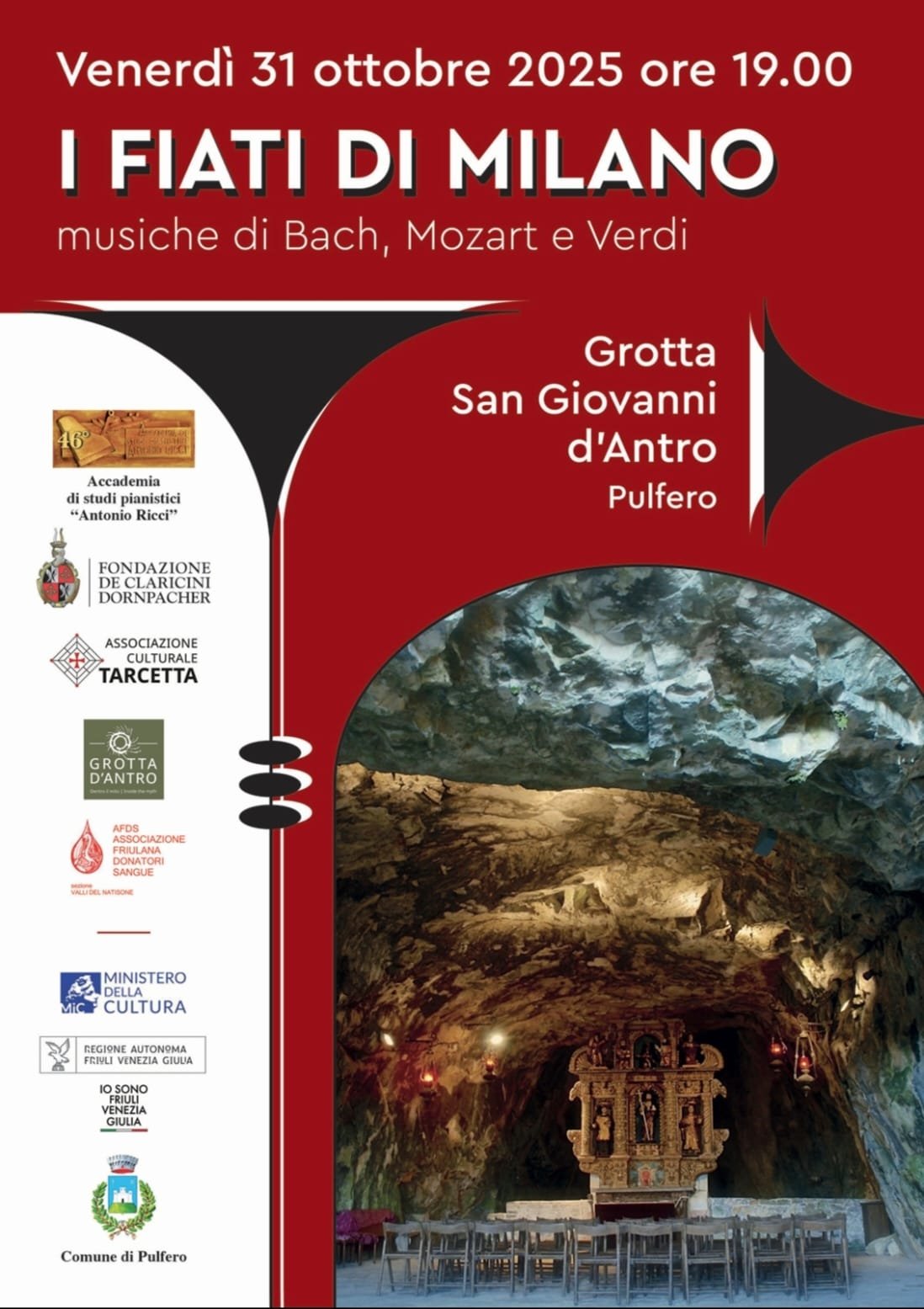 I Fiati di Milano in Grotta d\'Antro | Musiche di Bach, Mozart e Verdi
